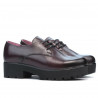 Zapatos casuales mujer 660 en burdeos