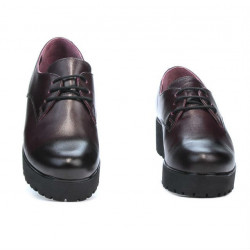 Zapatos casuales mujer 660 en burdeos