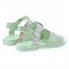 Sandalias para niños pequeños 18c charol beige+rosa