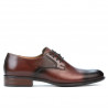 Zapatos elegantes para hombre 837 a marrón oscuro