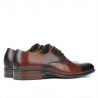Zapatos elegantes para hombre 837 a marrón oscuro