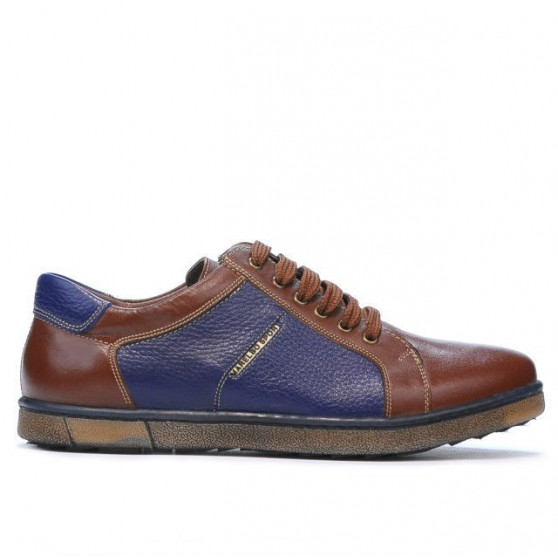 Zapatillas deportivas para hombre 849 marrón+índigo