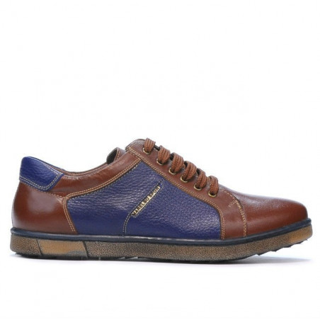 Zapatillas deportivas para hombre 849 marrón+índigo