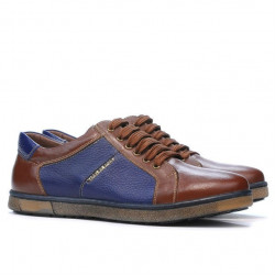 Zapatillas deportivas para hombre 849 marrón+índigo