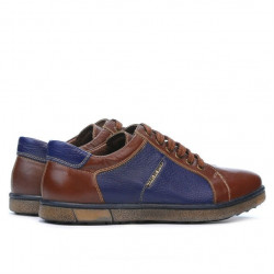 Zapatillas deportivas para hombre 849 marrón+índigo