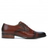 Zapatos elegantes para hombre 838 en marrón oscuro