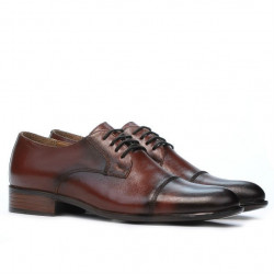 Zapatos elegantes para hombre 838 en marrón oscuro