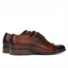 Zapatos elegantes para hombre 838 en marrón oscuro