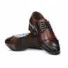Zapatos elegantes para hombre 838 en marrón oscuro