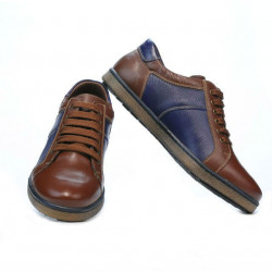 Zapatillas deportivas para hombre 849 marrón+índigo
