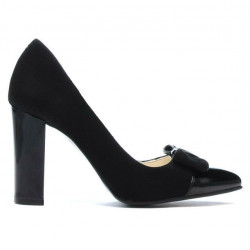 Zapatos elegantes de mujer 1262 negro antílope combinado