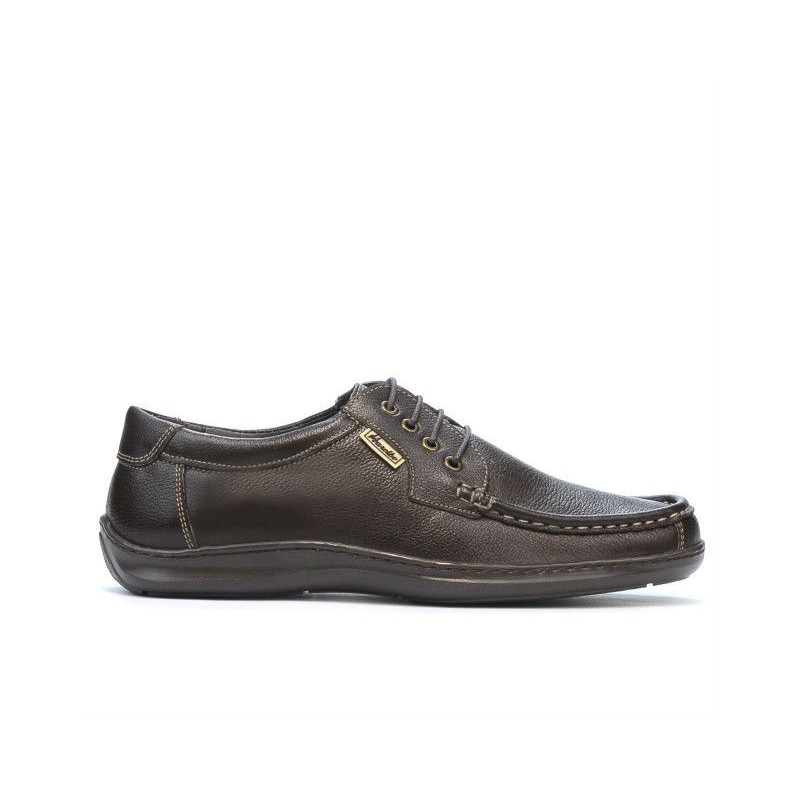 Mocasines hombre 818-1 café