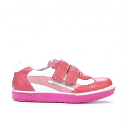Zapatos para niños pequeños 16-2c rosa+blanco