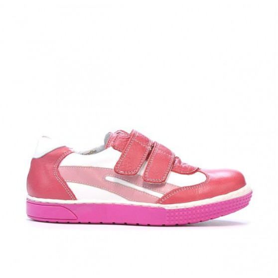 Zapatos para niños pequeños 16-2c rosa+blanco