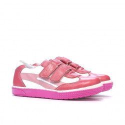 Zapatos para niños pequeños 16-2c rosa+blanco