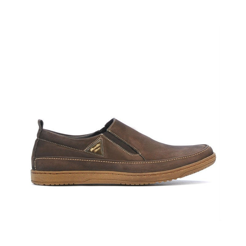 Zapatos casuales para hombres 745 bufo café
