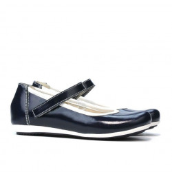 Zapatos infantiles 151 charol índigo