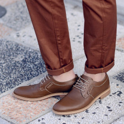 Zapatos casuales / elegantes para hombres 847 marrón lifestyle