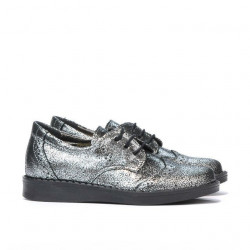 Zapatos niños pequeños 60c plateado nacarado