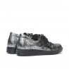 Zapatos niños pequeños 60c plateado nacarado