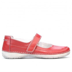 Mocasines mujer 685 rojo