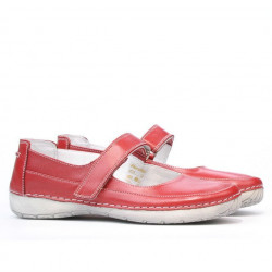 Mocasines mujer 685 rojo