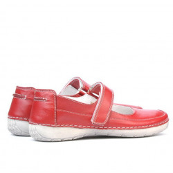 Mocasines mujer 685 rojo