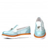 Zapatos casuales de mujer 659 turquesa combinado