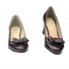 Zapatos elegantes mujer 1265 burdeos