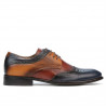 Zapatos casuales/elegantes para hombres 874 índigo+marrón