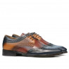 Zapatos casuales/elegantes para hombres 874 índigo+marrón