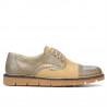 Zapatos casuales de mujer 7001-1 arena combinada