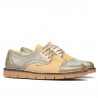 Zapatos casuales de mujer 7001-1 arena combinada