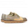 Zapatos casuales de mujer 7001-1 arena combinada