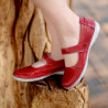 Mocasines mujer 685 rojo lifestyle