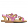 Sandalias de mujer 5011 rosa nácar