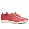 Mocasines de mujer 688 rojo