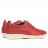 Mocasines de mujer 688 rojo