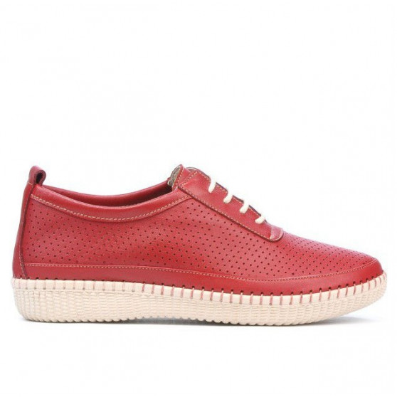 Mocasines de mujer 688 rojo
