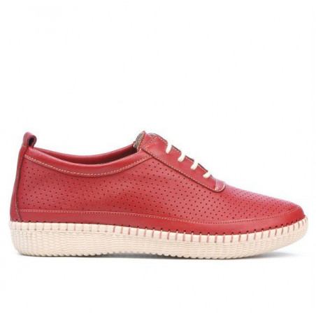 Mocasines de mujer 688 rojo