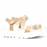 Sandalias mujer 5034 charol nude