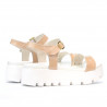 Sandalias mujer 5034 charol nude