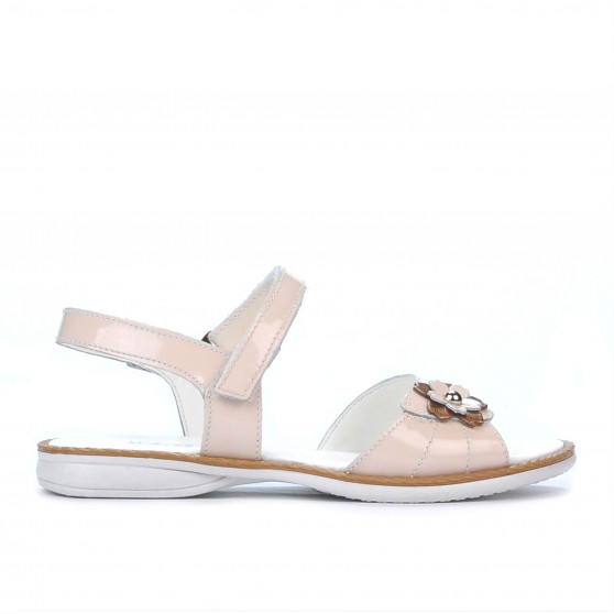 Sandalias para niños 524 charol nude