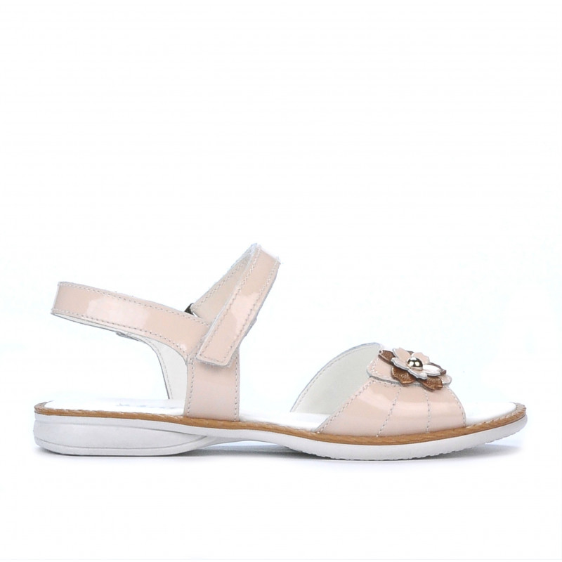 Sandalias para niños 524 charol nude