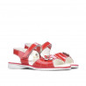 Sandalias para niños pequeños 55c charol rojo coral