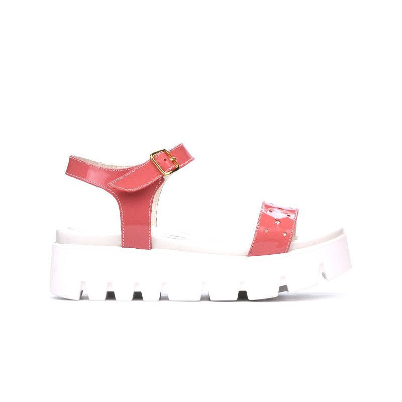 Sandalias de mujer 5034 charol rosa