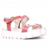 Sandalias de mujer 5034 charol rosa