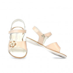 Sandalias para niños pequeños 55c charol nude
