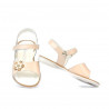 Sandalias para niños pequeños 55c charol nude