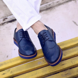 Zapatos casuales para hombre 831-1 índigo
